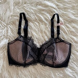 Victoria's Secret Dream Angels Wicked Unlined Lace Balconette Bra 38DDD